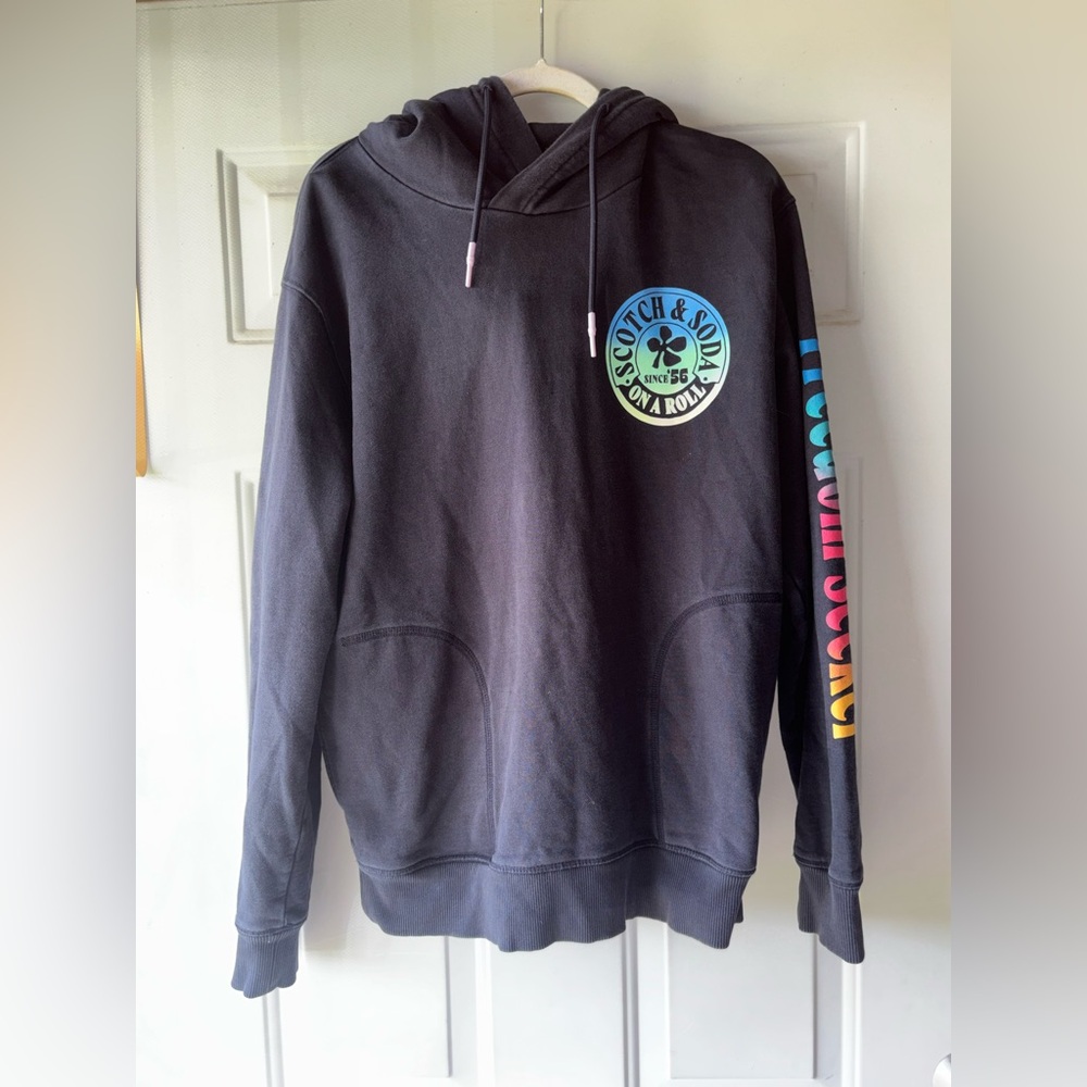 Scotch & Soda Freedom Seeker black hoodie size L